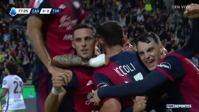 Gol, Cagliari 3–2 Torino: Serie A