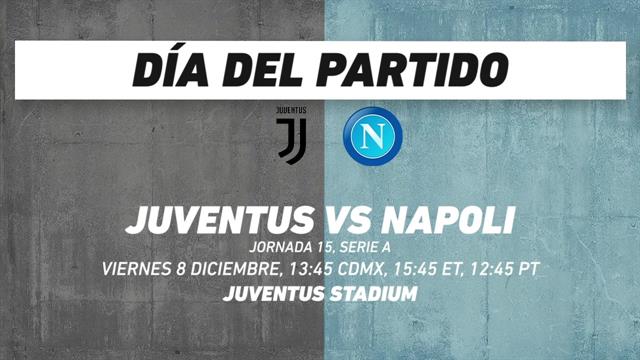 Juventus vs Napoli, frente a frente: Serie A