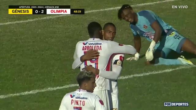 Gol, Génesis 0-2 Olimpia: Liga Nacional de Honduras