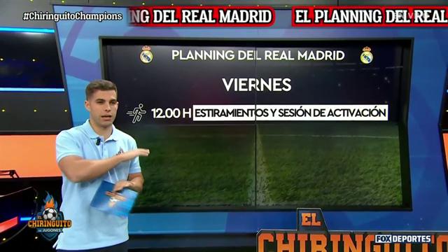 El planning del Real Madrid: El Chiringuito