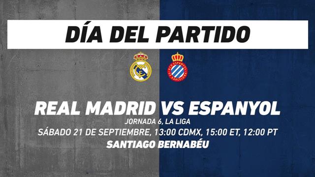 Real Madrid vs Espanyol, frente a frente: Futbol