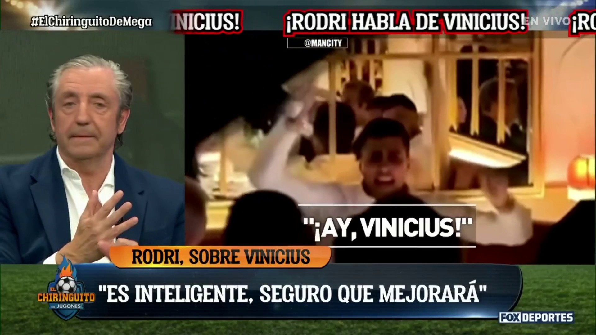 Rodri, “Vino tiene que mejorar”: El Chiringuito