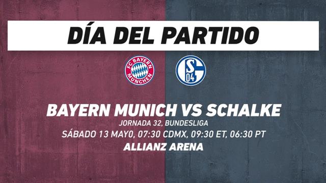 Bayern Munich vs Schalke, frente a frente: Bundesliga