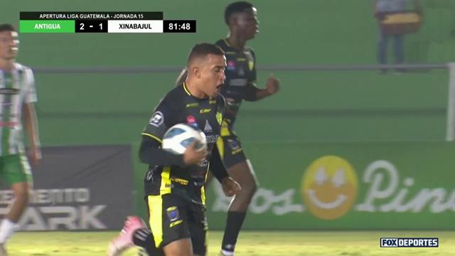 Gol, Antigua 2-1 Xinabajul: Liga de Guatemala