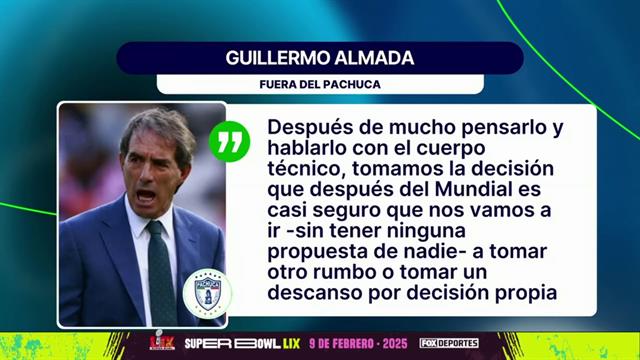 ¿Guillermo Almada se ira de Pachuca?: Punto Final