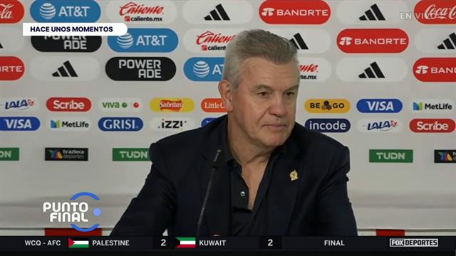 "No fue el mejor partido que hemos hecho", Javier Aguirre tras el México vs. USA: Punto Final