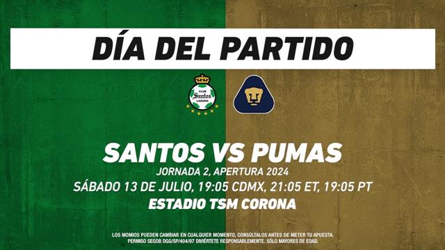 Santos vs Pumas, frente a frente: Liga MX
