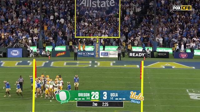 Field Goal, Oregon 28-3 UCLA: College Football