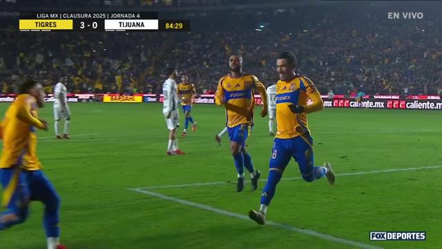 Gol, Tigres 3-0 Tijuana: Liga MX