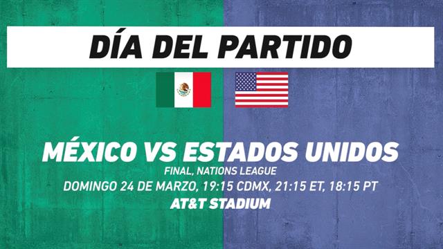 México vs Estados Unidos: Liga de Naciones