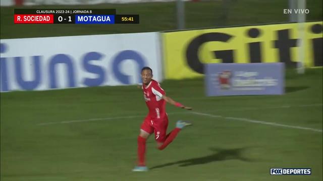 Gol, Real Sociedad 1-1 Motagua: Liga Nacional de Honduras