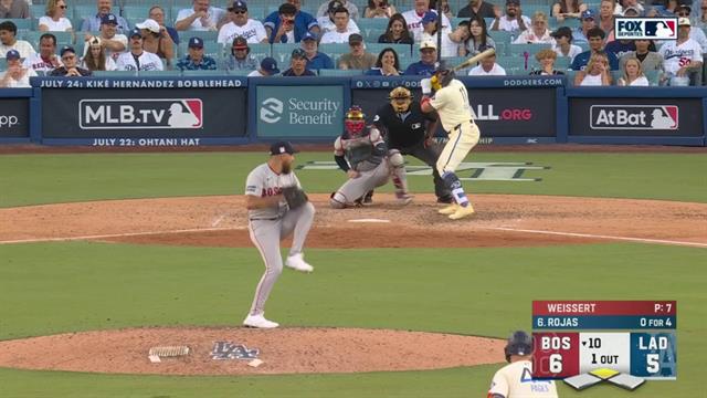 Carrera, Boston 6-5 Dodgers: MLB
