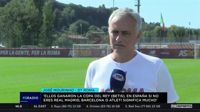 José Mourinho, técnico de la Roma, expresa su admiración por Andrés Guardado: FOX Sports Radio