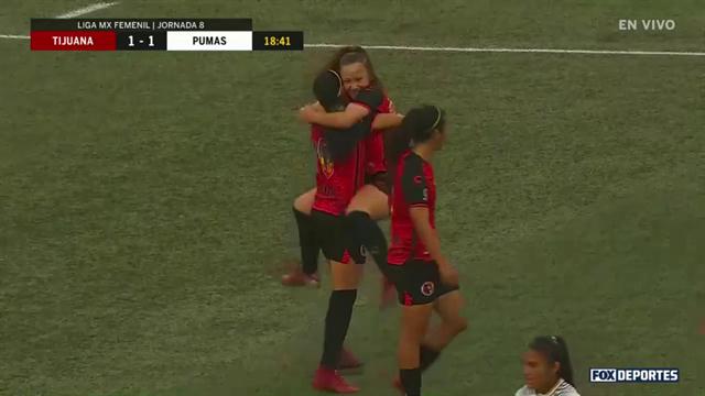Gol, Xolos 1-1 Pumas: Liga MX Femenil