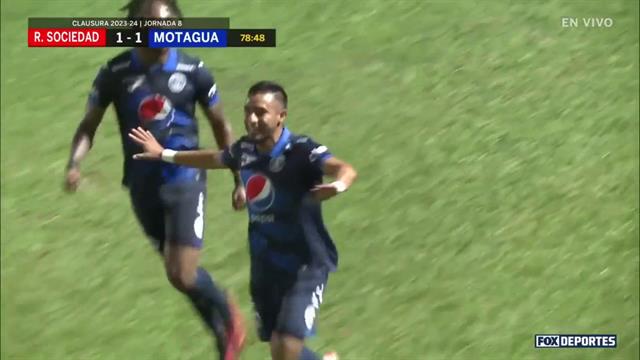 Gol, Real Sociedad 1-2 Motagua: Liga Nacional de Honduras