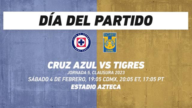 Cruz Azul vs Tigres: Liga MX