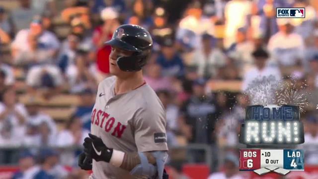 Home Run, Boston 6-4 Dodgers: MLB