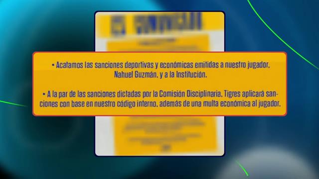 Tigres confirma que aplicará disciplina interna a Nahuel Guzmán: Punto Final