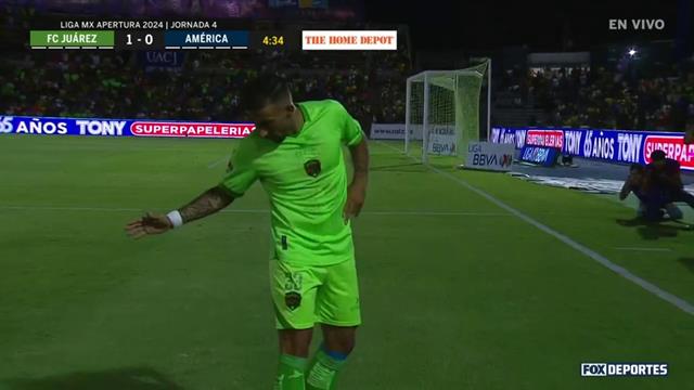 Gol, FC Juárez 1-0 América: Liga MX
