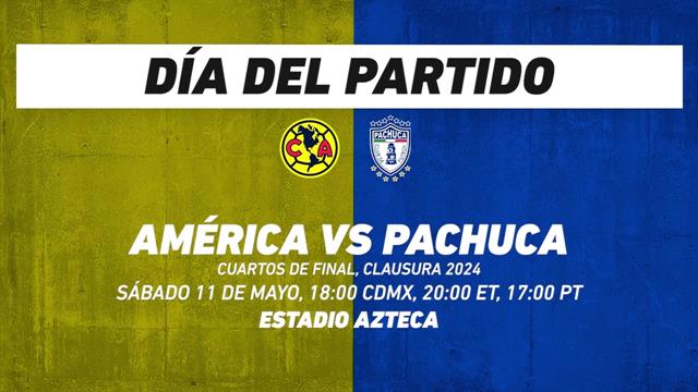 América vs Pachuca, frente a frente: Liga MX