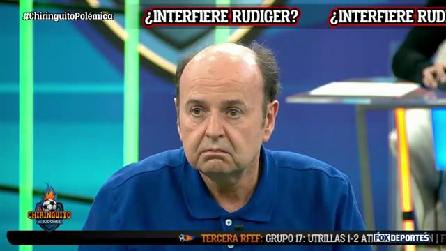"El árbitro perjudicó al Real Madrid", Juanma Rodríguez: El Chiringuito