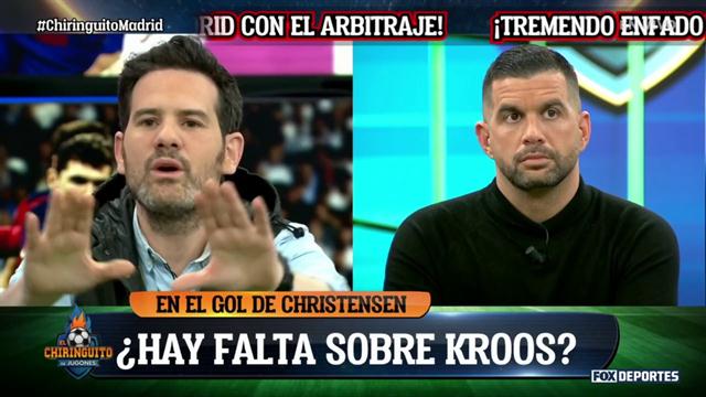 Kroos en ningún momento protestó la acción de Christensen: El Chiringuito