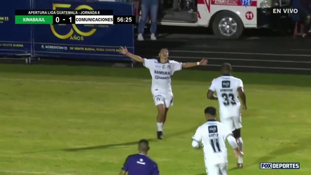 Gol, Xinabajul 0-2 Comunicaciones: Liga Nacional de Guatemala