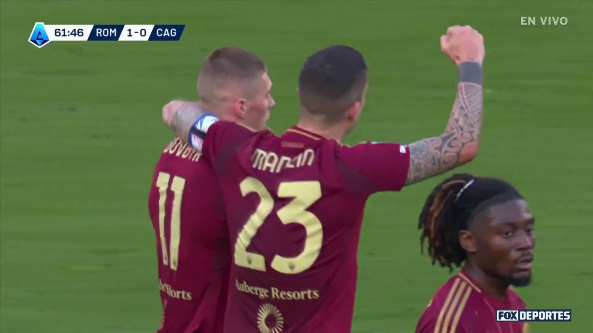 GOL, Roma 1-0 Cagliari : Serie A