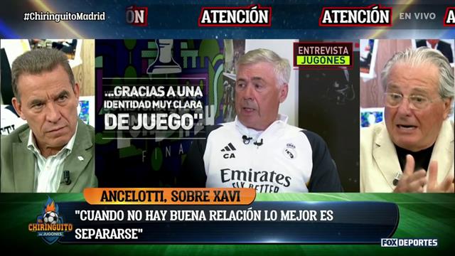 Ancelotti habla sobre el caso Xavi: El Chiringuito