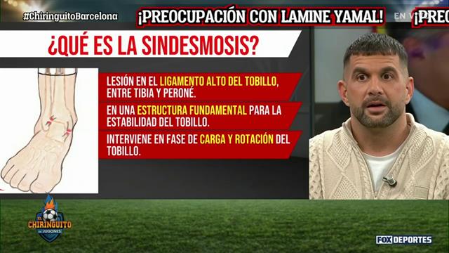 Lamine Yamal y los nuevos detalles de su lesión de tobillo que preocupa al Barcelona: El Chiringuito