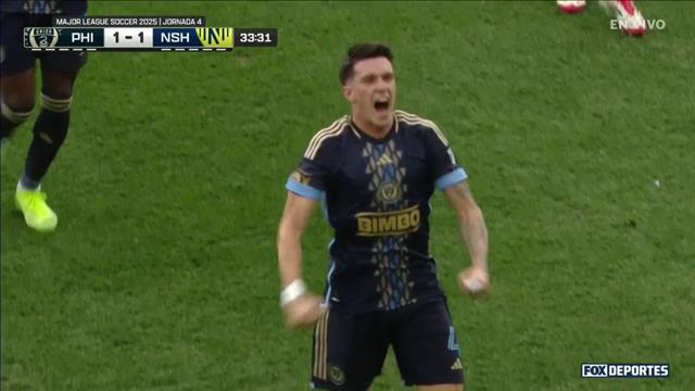 Gol, Philadelphia Union 1-1 Nashville SC : MLS