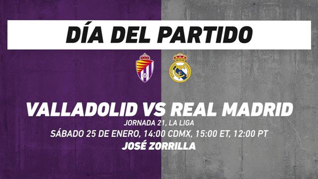 Valladolid vs Real Madrid, frente a frente: LaLiga