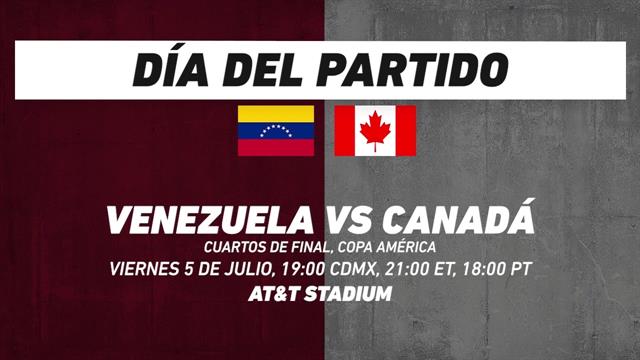 Venezuela vs Canadá, frente a frente: Copa América 2024