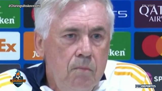 Carlo Ancelotti y su total seriedad ante las preguntas sobre Vinícius: El Chiringuito