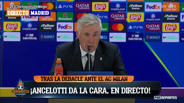 "Tenemos que defender mejor", Carlo Ancelotti da la cara por el Real Madrid: El Chiringuito