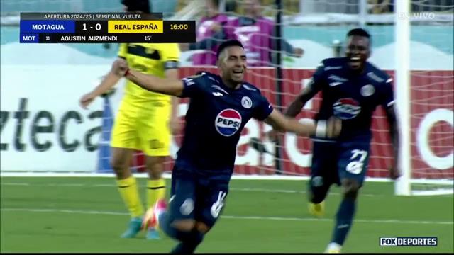 Gol, Motagua 1-0 Real España: Liga de Honduras