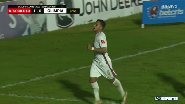 Gol, Real Sociedad 0-1 Olimpia: Liga Nacional de Honduras
