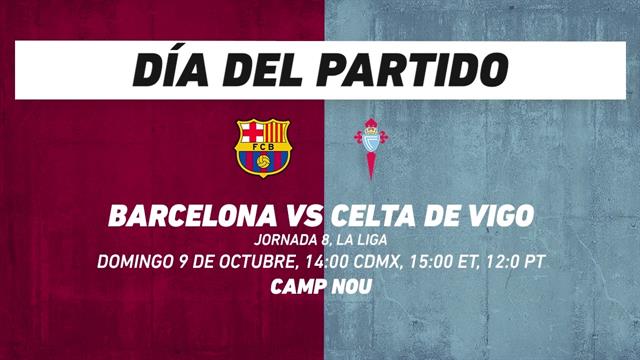 Barcelona vs Celta de Vigo, frente a frente: La Liga