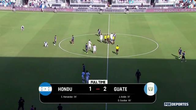 Resumen, Honduras 1-2 Guatemala: Futbol