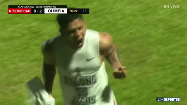 Gol, Real Sociedad 0-2 Olimpia: Liga Nacional de Honduras