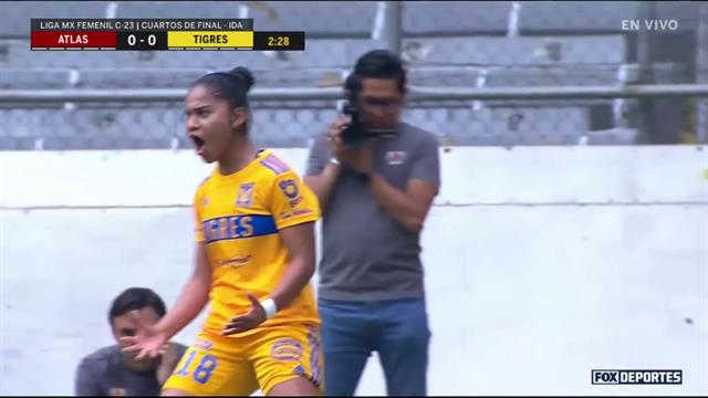 Gol, Atlas 0-1 Tigres: Liga MX Femenil
