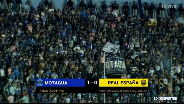 Resumen, Motagua 1-0 Real España: Liga de Honduras