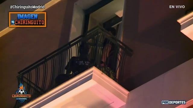 Vinícius salió a saludar desde la ventana del hotel en Nápoles: El Chiringuito