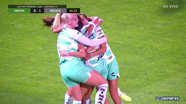 Gol, Santos 1-1 Necaxa: Liga MX Femenil