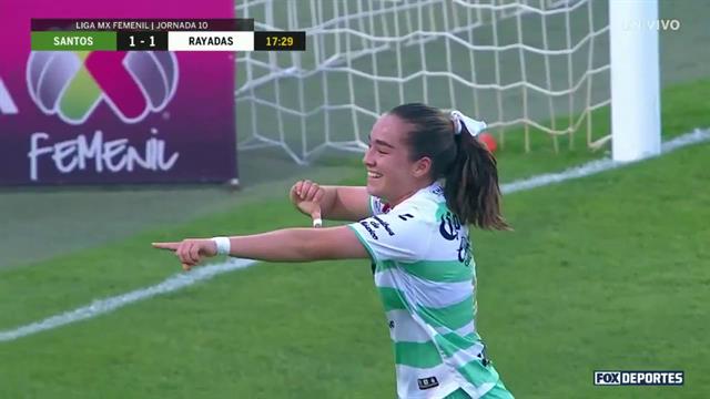 Gol, Santos 1-1 Rayadas: Liga MX Femenil