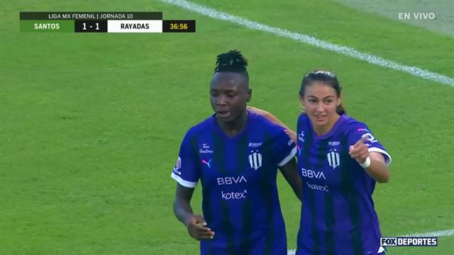 Gol, Santos 1-2 Rayadas: Liga MX Femenil