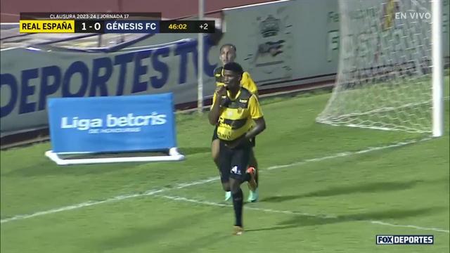 Gol, Real España 2-0 Génesis: Liga de Honduras