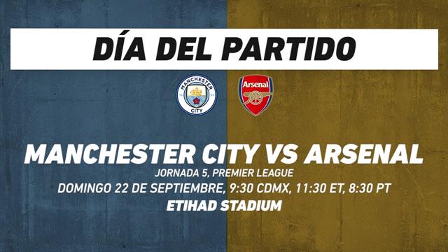 Manchester City vs Arsenal, frente a frente: Premier League