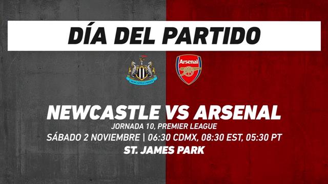 Newcastle vs Arsenal, frente a frente: Premier League