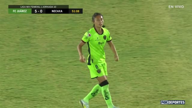 Gol, FC Juárez 5-0 Necaxa: Liga MX Femenil